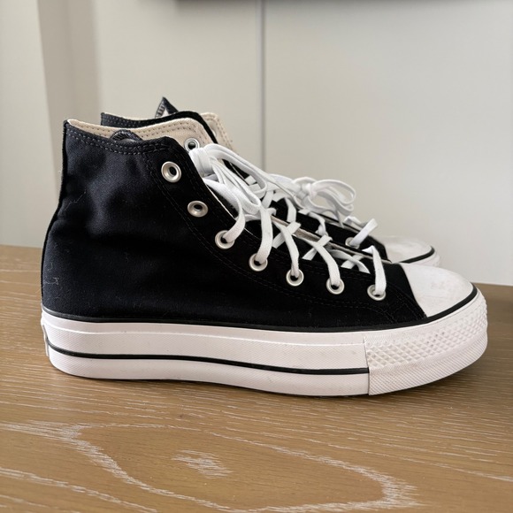 Converse Shoes - Converse Chuck Taylor All Star Lift Platform High Top Sneakers Womens Size 10
